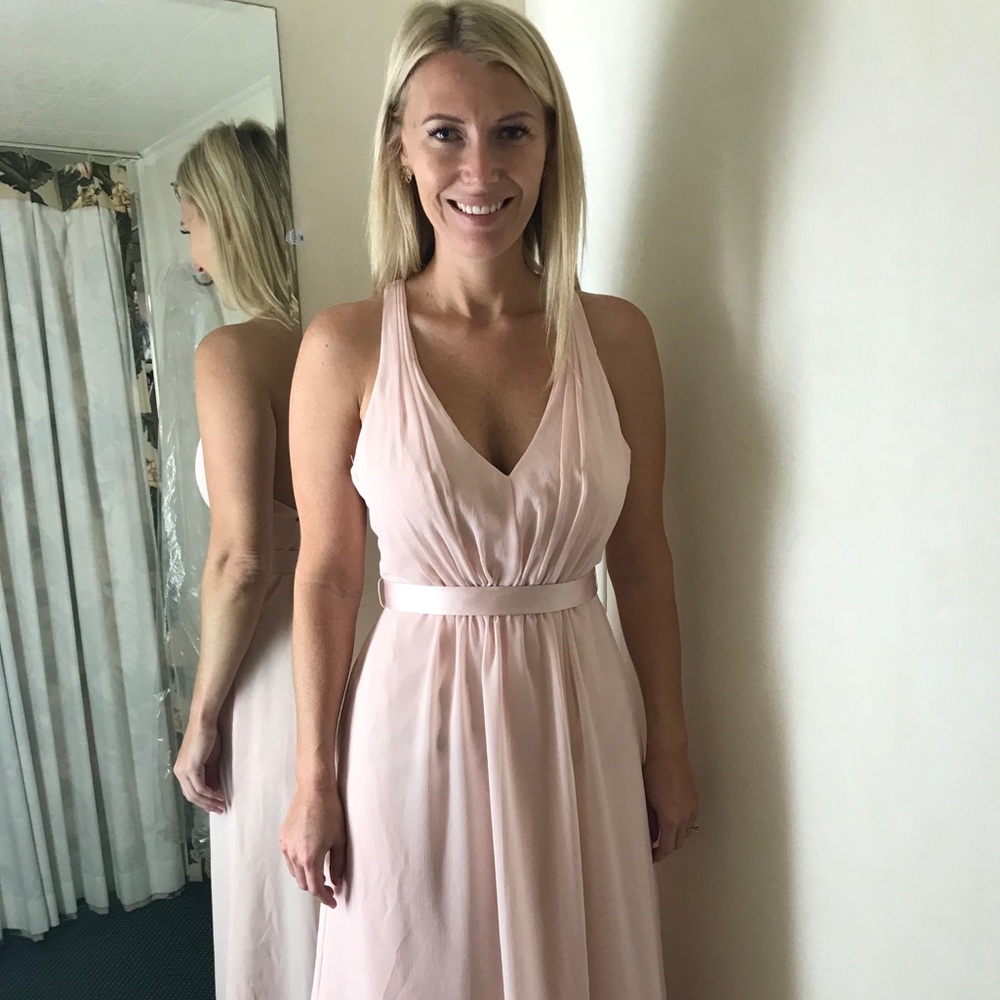 Vera Wang Blush Bridesmaid dress
